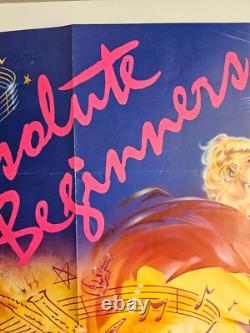 Absolute Beginners Original UK Quad Movie Film Cinema Poster David Bowie 1986