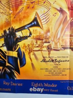 Absolute Beginners Original UK Quad Movie Film Cinema Poster David Bowie 1986