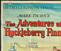 Adventures of Huckleberry Finn Original Quad Movie Poster Tony Randall 1960