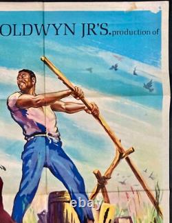 Adventures of Huckleberry Finn Original Quad Movie Poster Tony Randall 1960