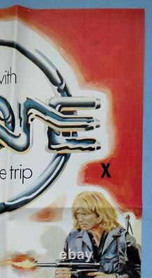 After Mad Max came STONE (1974) very rare original Biker movie UK quad poster