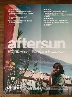 Aftersun (2022) Original UK Cinema Quad Poster 30x40