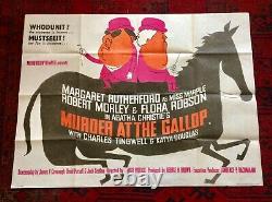 Agatha Christie Murder at the Gallop Original UK Quad Film Poster 1963