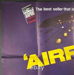 Airport Original Quad Movie Cinema Poster Burt Lancaster Dean Martin 1970