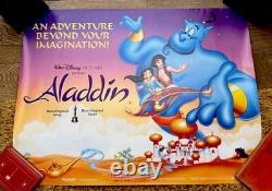 Aladdin Original UK Quad Film Poster 1992 Disney Cinema 30x40