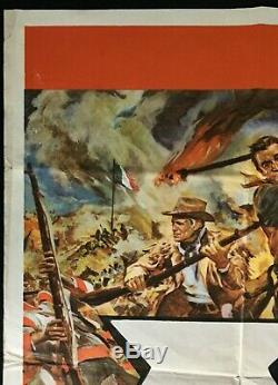 Alamo Original Quad Movie Poster John Wayne 1960