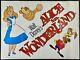 Alice In Wonderland Original Quad Movie Cinema Poster Disney 1978 Rr