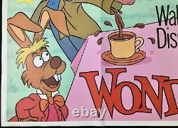 Alice in Wonderland Original Quad Movie Poster Walt Disney Mad Hatters Tea Party