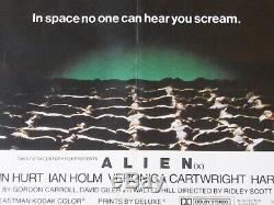 Alien 1979 Original Quad Film Poster