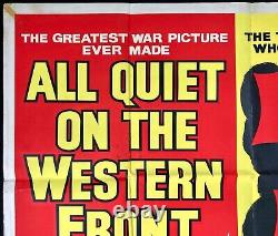 All Quiet Western Front / Hell and Back Original Quad Movie Poster