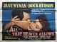 All That Heaven Allows Rare Original British Movie Quad Poster 1955 Rock Hudson