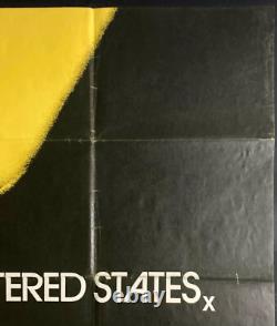 Altered States Original Quad Movie Cinema Poster Ken Russell William Hurt 1980