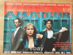 Amateur A Film By Hal Hartley 1994 Original UK Quad Movie Poster Rare