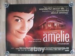 Amelie original movie 2001 poster UK quad