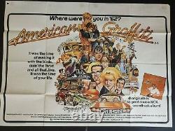 American Graffiti Original Uk Quad Poster 1973 George Lucas