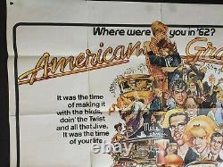 American Graffiti Original Uk Quad Poster 1973 George Lucas