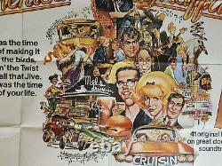 American Graffiti Original Uk Quad Poster 1973 George Lucas