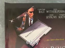 American Psycho 2000 Horror ORIGINAL ROLLED UK QUAD CINEMA poster