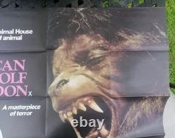 An American Werewolf In London Uk Original 1981 Quad Poster 30 X 40