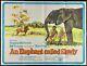 An Elephant Called Slowly Original Quad Movie Film Cinema Poster 1969 Born Free