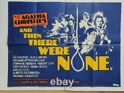 And Then There Were None Original Uk Quad Movie Poster 1974