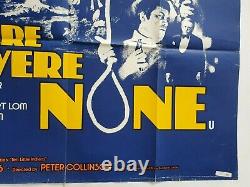 And Then There Were None Original Uk Quad Movie Poster 1974