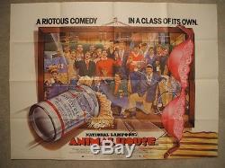 Animal House 1978 Original British Quad Movie Poster National Lampoon's Ex-nm