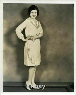Ann Rork Silent Film Star Vintage Fashion portrait Stamped Original 1920's Photo