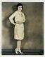 Ann Rork Silent Film Star Vintage Fashion Portrait Stamped Original 1920's Photo