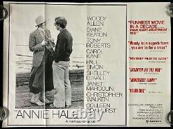 Annie Hall Original Quad Movie Poster Woody Allen Diane Keaton 1977