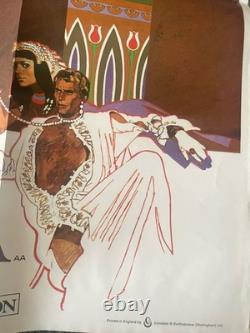 Antony and Cleopatra ORIGINAL Quad Film Poster Charlton Heston Shakespeare 1972