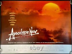 Apocalypse Now Redux ORIGINAL Quad Film Cinema Poster Francis Ford Coppola 2001