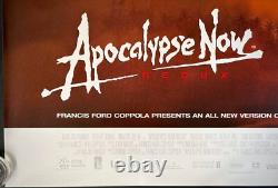 Apocalypse Now Redux ORIGINAL Quad Film Cinema Poster Francis Ford Coppola 2001
