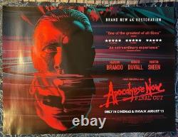 Apocalypse Now final cut 2019 original UK quad movie poster 30x40'