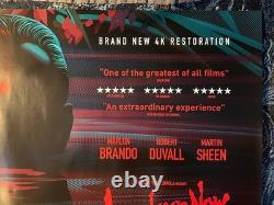 Apocalypse Now final cut 2019 original UK quad movie poster 30x40'