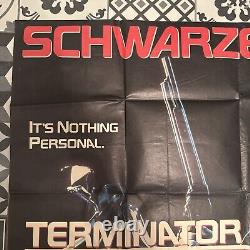 Arnold Schwarzenegger Original Terminator 2 Movie Quad