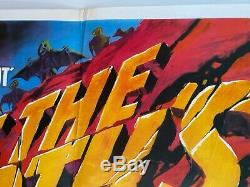 At The Earth's Core Original UK British Quad Film Poster (1976) Chantrell Art