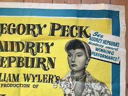 Audrey Hepburn Roman Holiday Original UK Quad Film Poster RARE