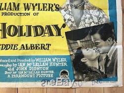 Audrey Hepburn Roman Holiday Original UK Quad Film Poster RARE