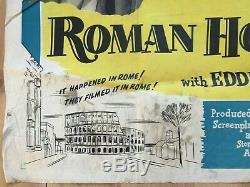 Audrey Hepburn Roman Holiday Original UK Quad Film Poster RARE