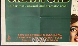 Autumn Leaves Original Quad Movie Film Cinema Poster Joan Crawford 1956