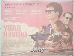 BABY DRIVER (2017) Original Cinema Quad Movie Poster Ansel Elgort, Rory Kurtz