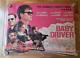 Baby Driver Original Uk Cinema Ex-display Poster 2-sided Quad