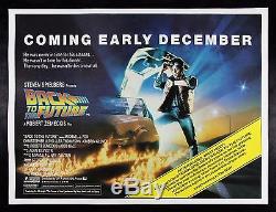 BACK TO THE FUTURE CineMasterpieces ORIGINAL ADVANCE UK QUAD MOVIE POSTER 1984