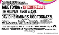 BARBARELLA (1968) British Quad 30x40 cult classic movie poster