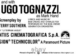 BARBARELLA (1968) British Quad 30x40 cult classic movie poster