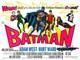 Batman (1966) Rare British Quad 30x40 Movie Poster Based On The Tv Show