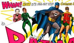 BATMAN (1966) rare British quad 30x40 movie poster based on the TV show