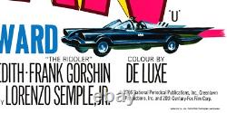 BATMAN (1966) rare British quad 30x40 movie poster based on the TV show