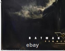 BATMAN BEGINS (2005) Original Cinema Quad Film Poster (Teaser) Christian Bale